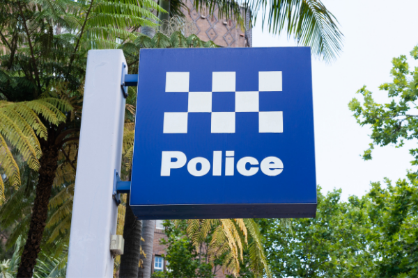 NSW Police Sign