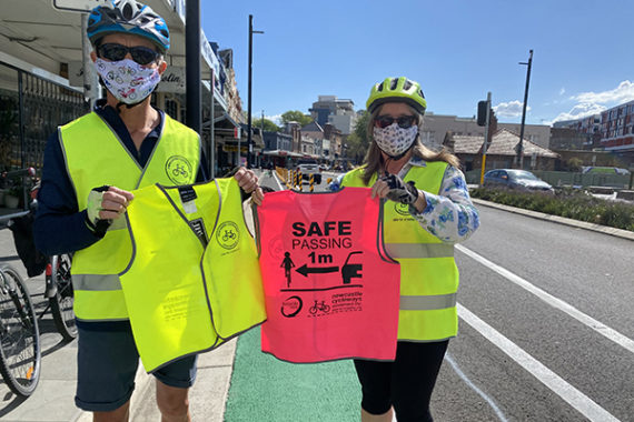 Newcastle Cycleways Movement Safety Vests for adults and kids