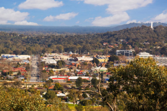 photo of Albury from height