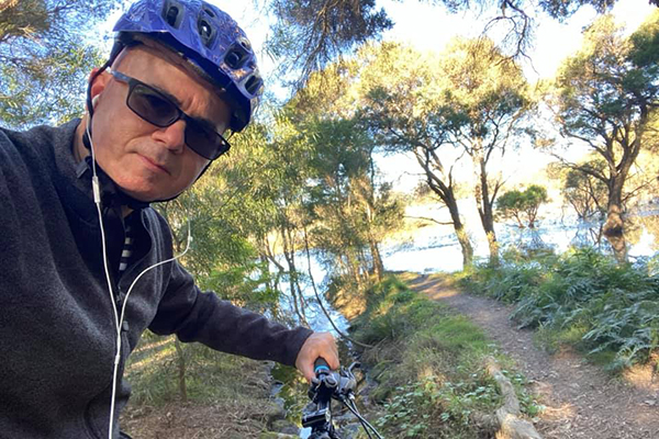 Blue Mountains City Council Mayor, Mark Greenhill, takes up cycling.