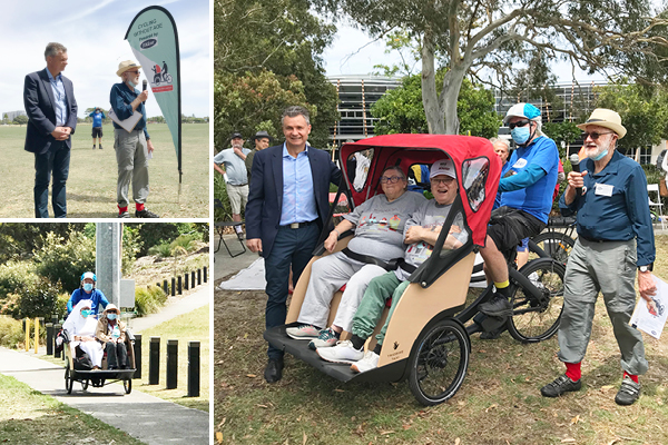 Cycling Without Age Trishaw Launch