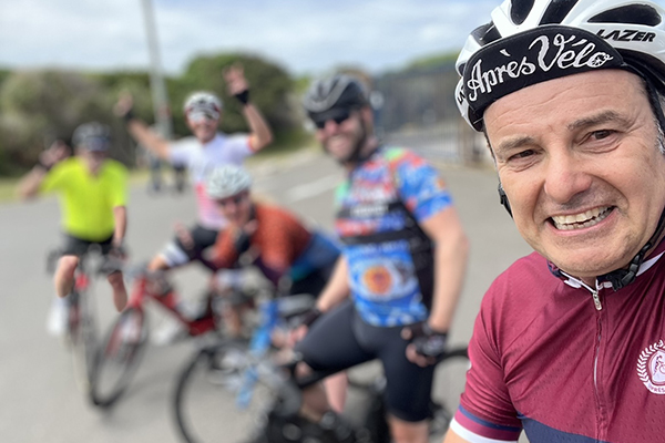 Mike Tomalaris as new Bicycle NSW ambassador