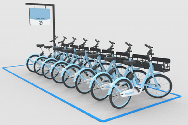Hybrid parking technology enables the system to intelligently determine the parking status of the e-bike.
