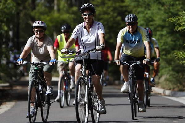 Western Sydney Cycling Network Members are seen riding around Fairfield regularly. Picture: Tim Hunter