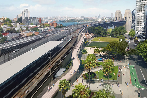 ASPECT Studio’s award-winning design of the Sydney Harbour Bridge North Access Ramp