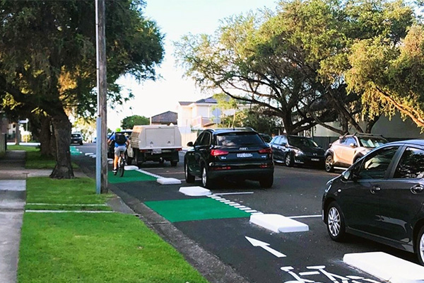 Safe. Great for business. Boosts property values. Would you rip this out? (Image: Bicycle NSW)