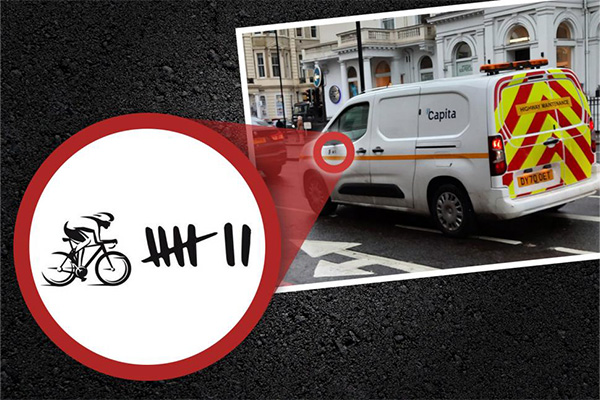 Company apologises for ‘inappropriate’ anti-bike tally decal (Image credit, Road.CC)