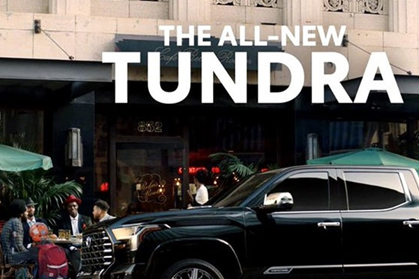 Collect your cappuccino (and maybe a kid) in the all new Tundra- (Tom Flood)