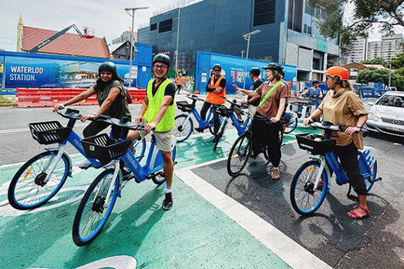Blacktown’s Hellobike tour of Sydney bike lanes