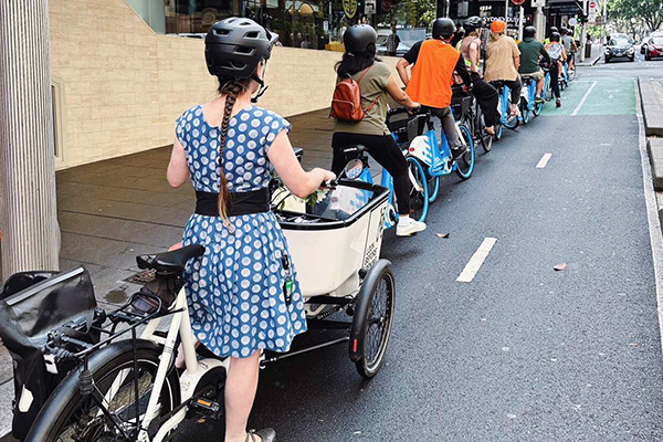 Blacktown’s Hellobike tour of Sydney bike lanes