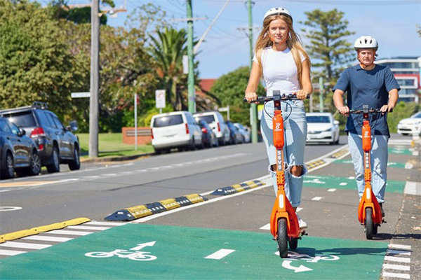 Wollongong's e-scooter trial is serious fun