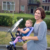 Nicolle and her daughter in Amersfoort
