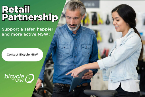 Bicycle NSW Retail Partnership Program advert